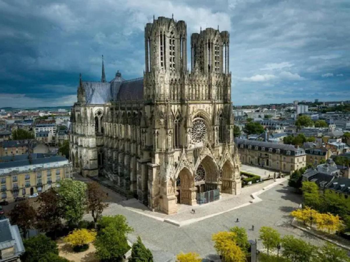 Appartement Lumineux Proche Cathedrale Reims Ngoại thất bức ảnh